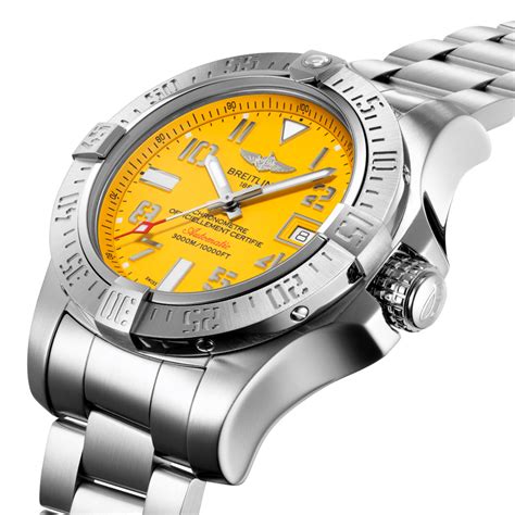 breitling avenger 2 seawolf yellow